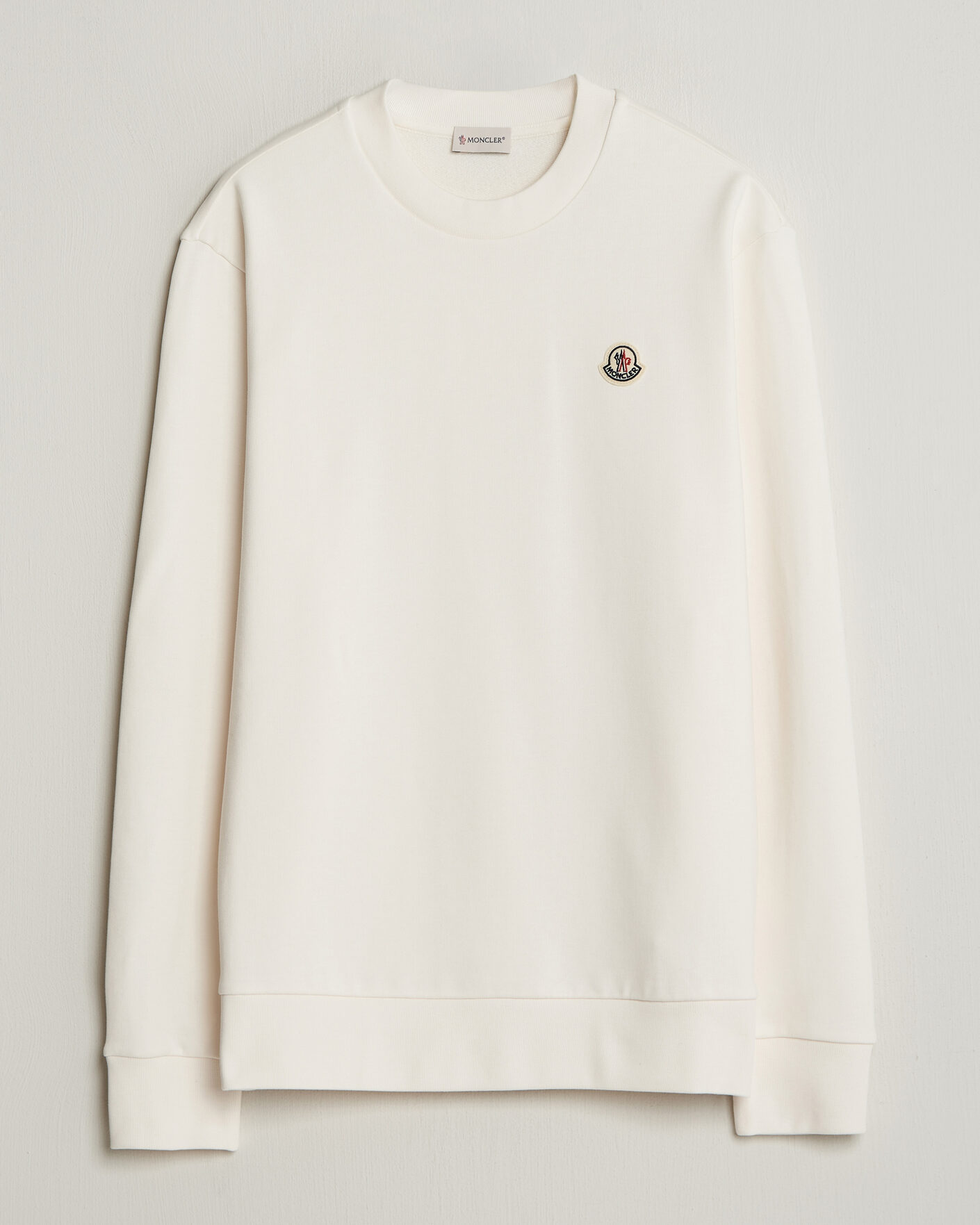 Herre | Gensere | Moncler | Logo Sweatshirt White