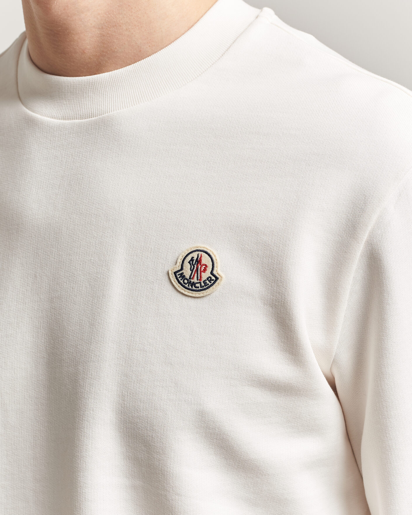 Herre | Gensere | Moncler | Logo Sweatshirt White