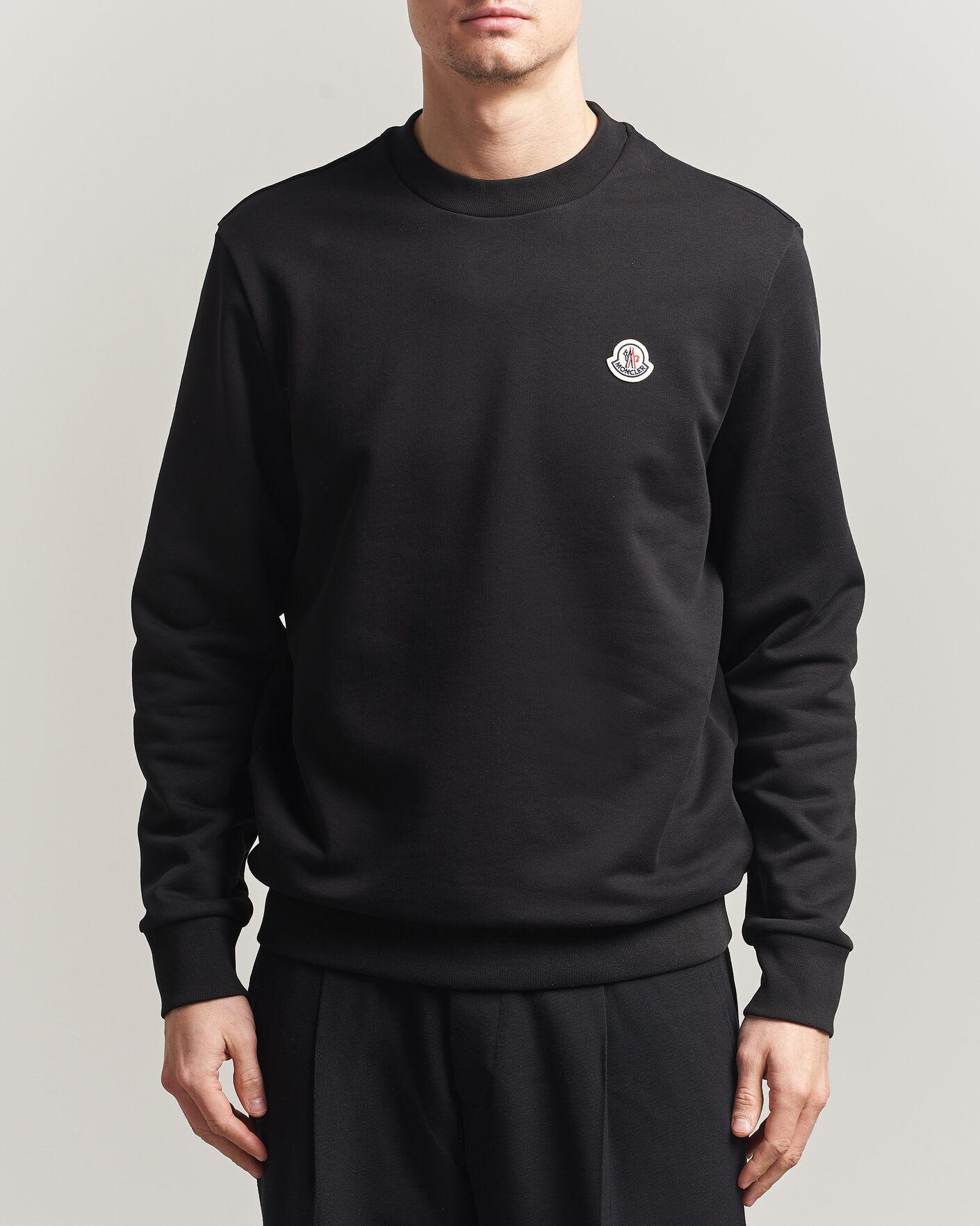 Herre | Gensere | Moncler | Logo Sweatshirt Black