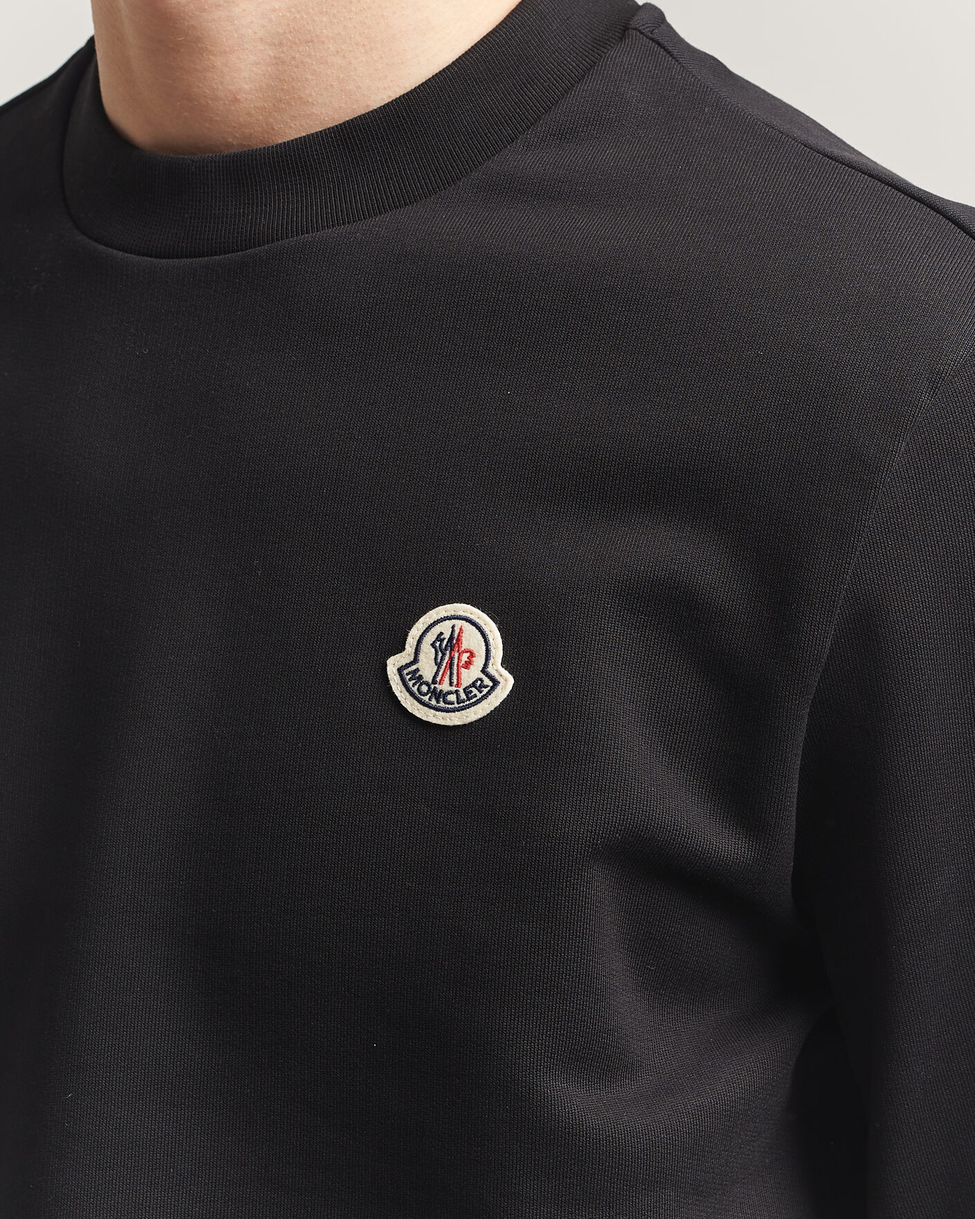 Herre | Gensere | Moncler | Logo Sweatshirt Black