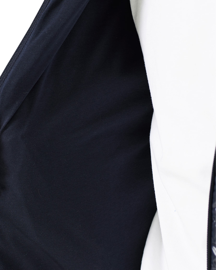 Herre | Gensere | Moncler | Hooded Hybrid Full Zip Navy