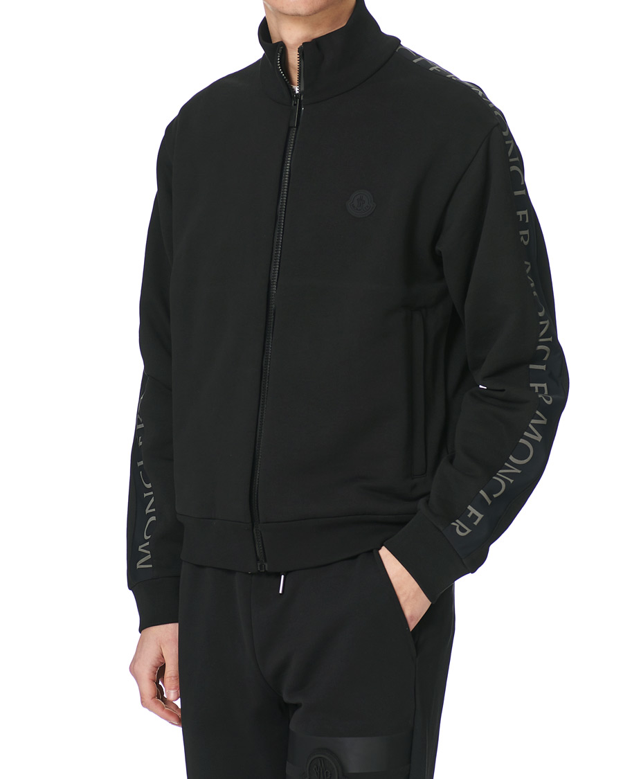 Herre | Gensere | Moncler | Logo Track Top Black