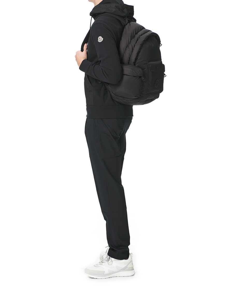 Herre | Moncler New Legere Bagpack Black | Moncler | New Legere Bagpack Black