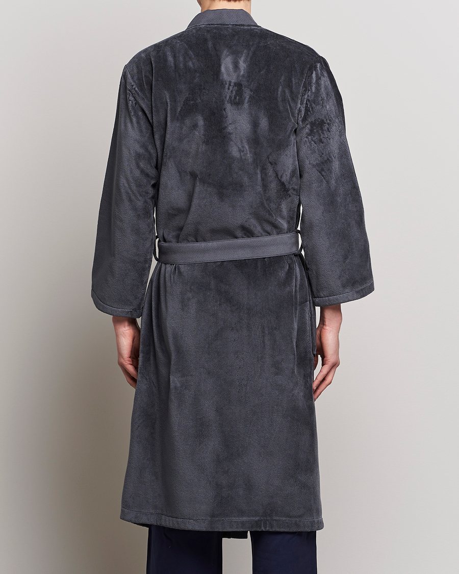 Herre | Pyjamaser og badekåper | Ralph Lauren Home | Flag Sweater Bear Bathrobe Charcoal