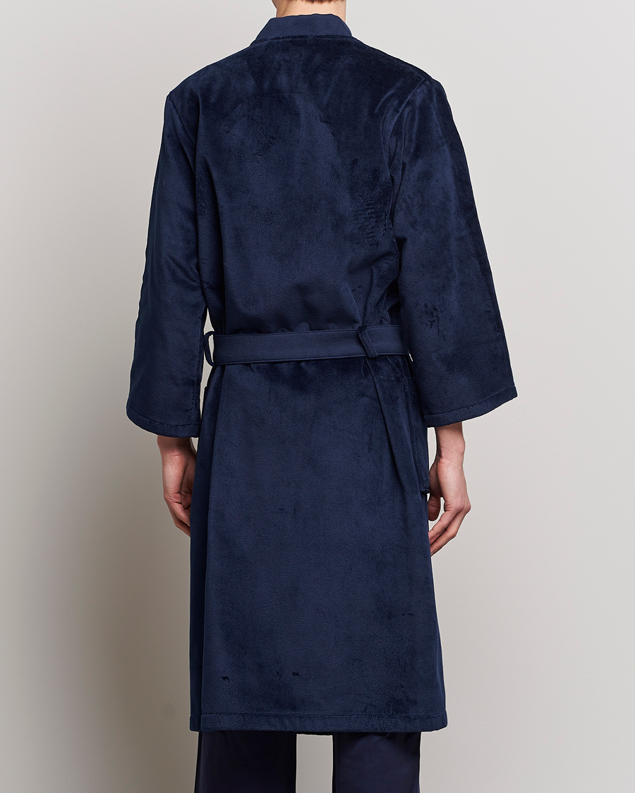 Herre | Pyjamaser og badekåper | Ralph Lauren Home | Flag Sweater Bear Bathrobe Navy