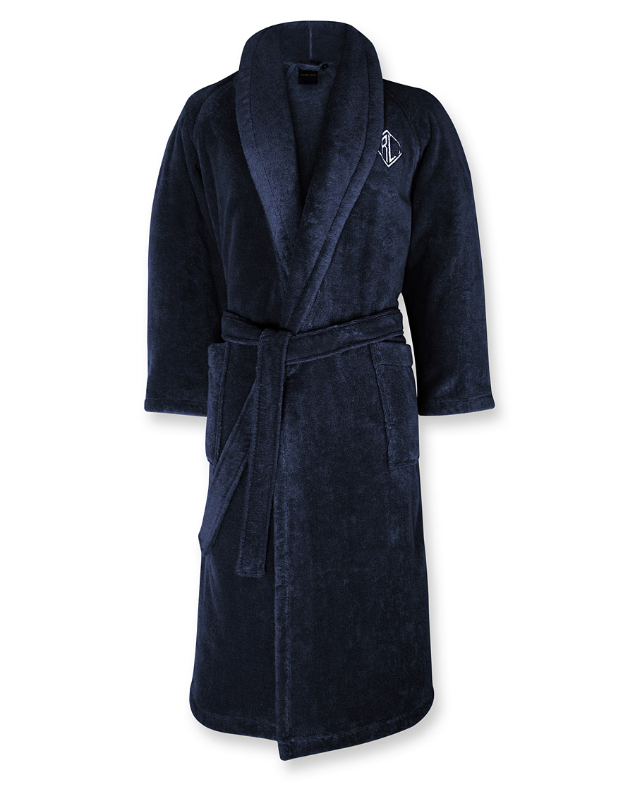 Herre | Pyjamaser og badekåper | Ralph Lauren Home | Langdon Shawl Collar Bathrobe Midnight