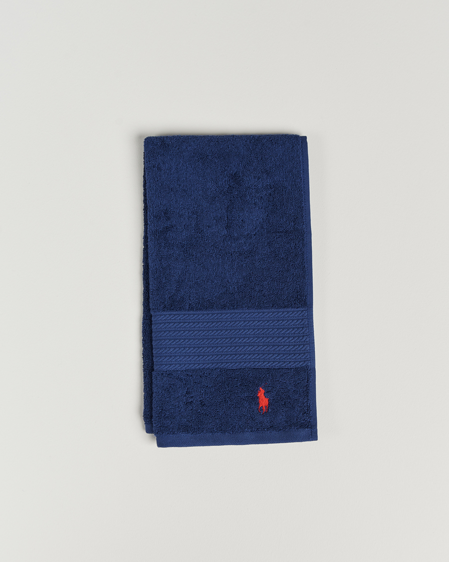 Herre |  | Ralph Lauren Home | Polo Player Guest Towel 40x75 Marine