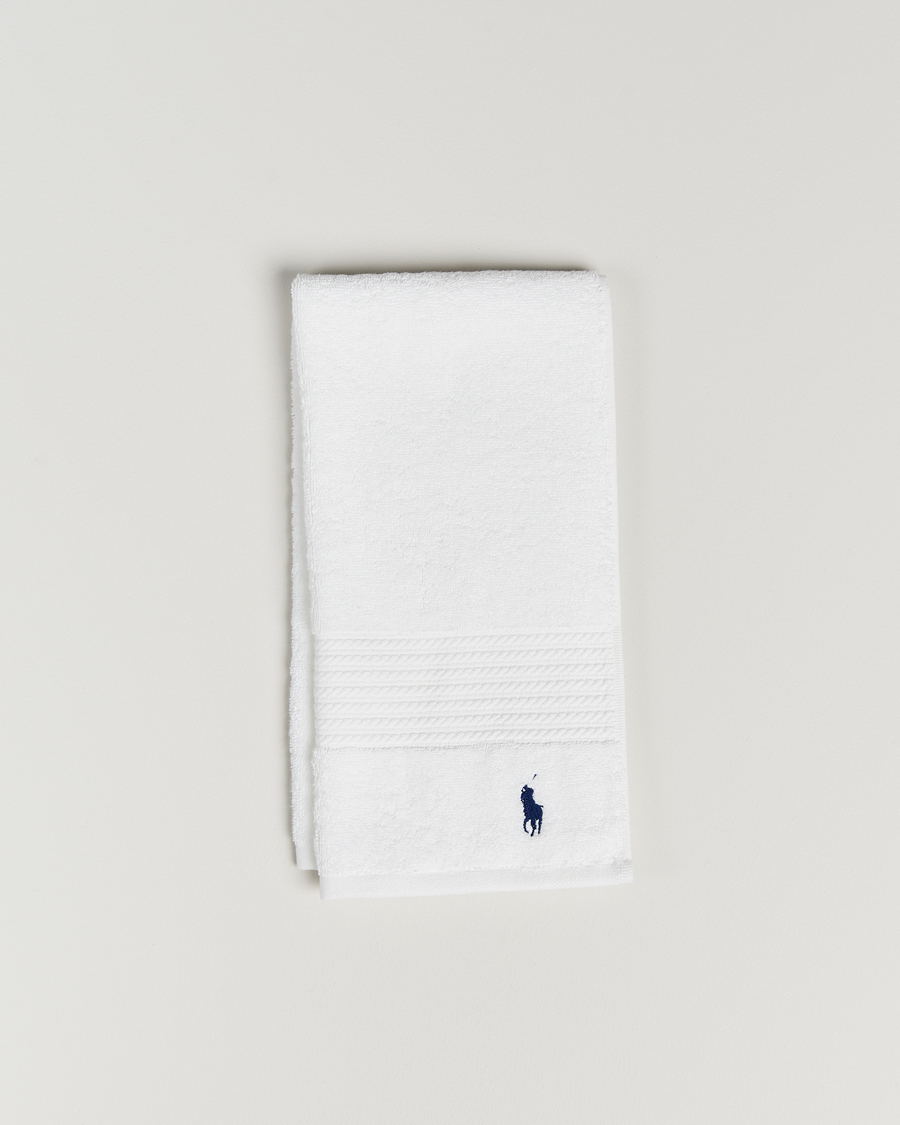 Herre |  | Ralph Lauren Home | Polo Player Guest Towel 40x75 White