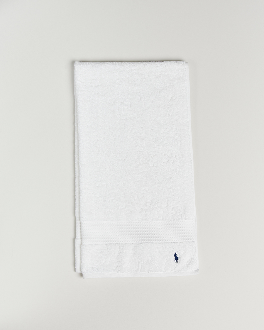 Herre | Ralph Lauren Home Polo Player Shower Towel 75x140 White | Ralph Lauren Home | Polo Player Shower Towel 75x140 White