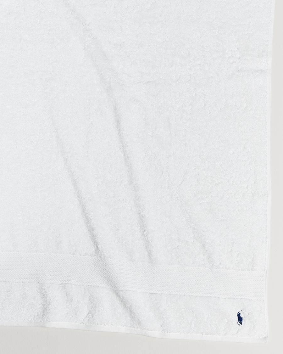 Herre | Ralph Lauren Home Polo Player Shower Towel 75x140 White | Ralph Lauren Home | Polo Player Shower Towel 75x140 White