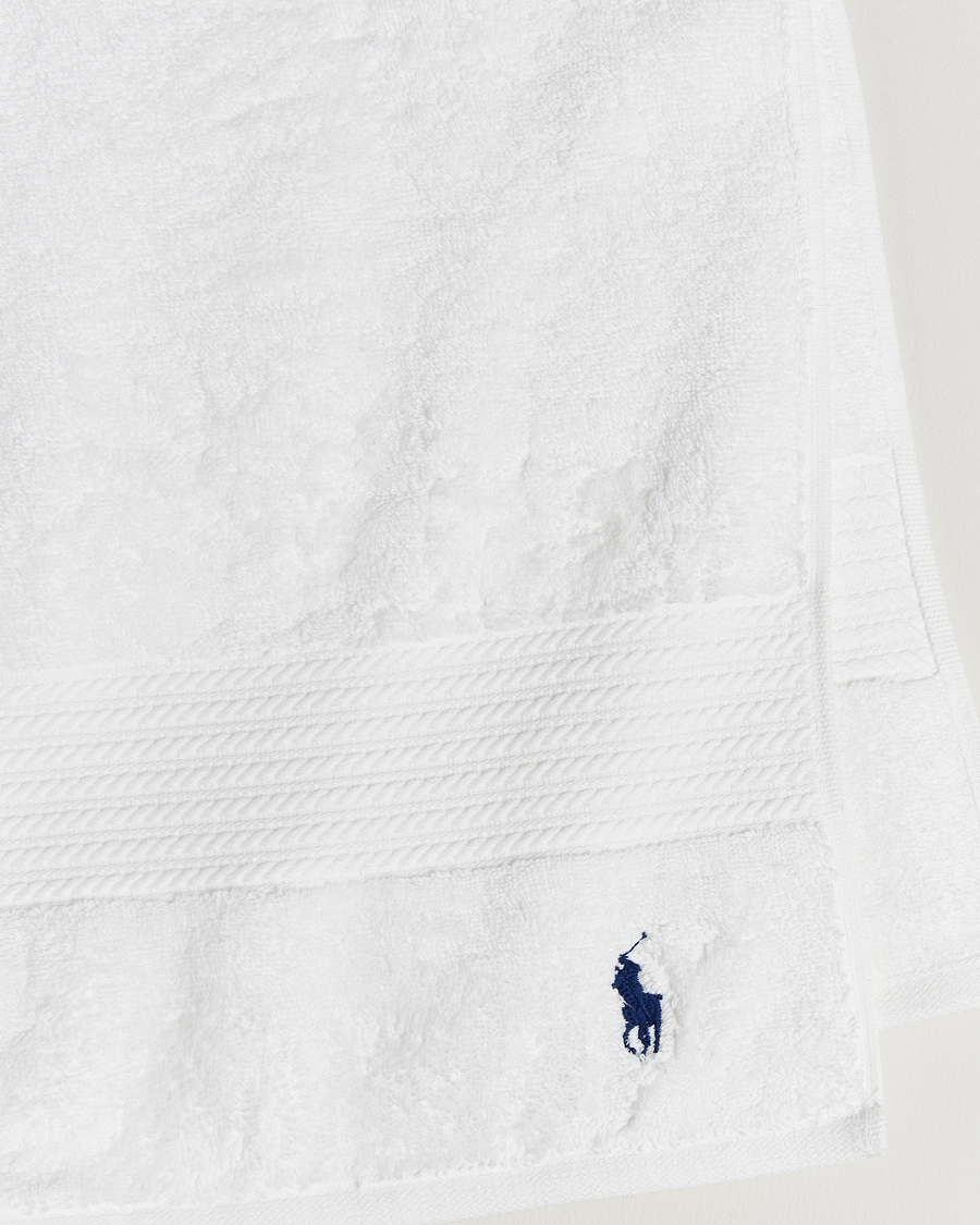 Herre | Ralph Lauren Home Polo Player Shower Towel 75x140 White | Ralph Lauren Home | Polo Player Shower Towel 75x140 White