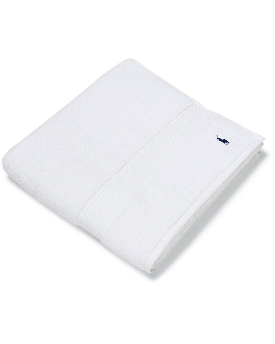 Herre | Ralph Lauren Home Polo Player Bath Sheet 90x170 White | Ralph Lauren Home | Polo Player Bath Sheet 90x170 White
