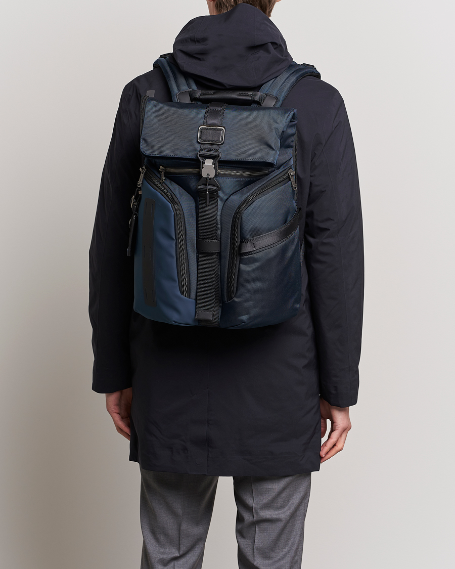 Men | Bags | TUMI | Alpha Bravo Logistics Backpack Navy