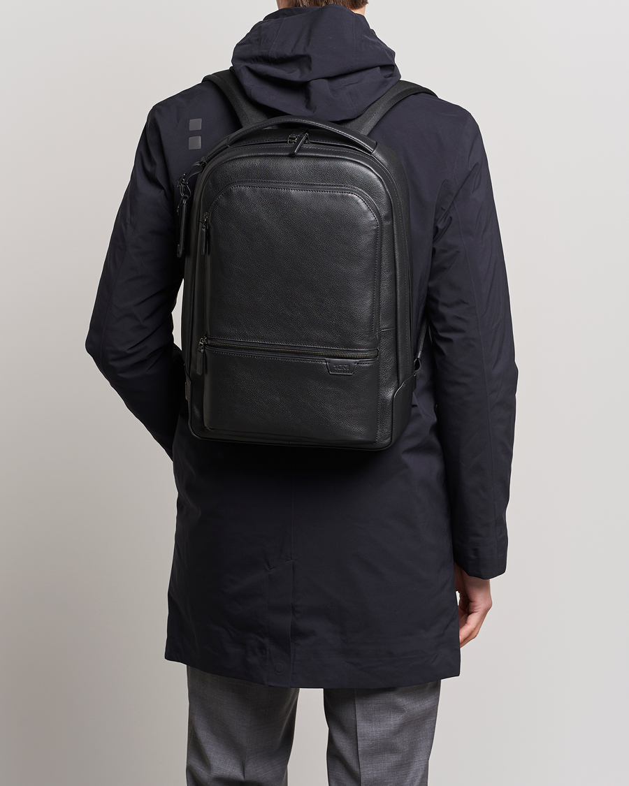 Herre | Vesker | TUMI | Harrison Bradner Leather Backpack Black