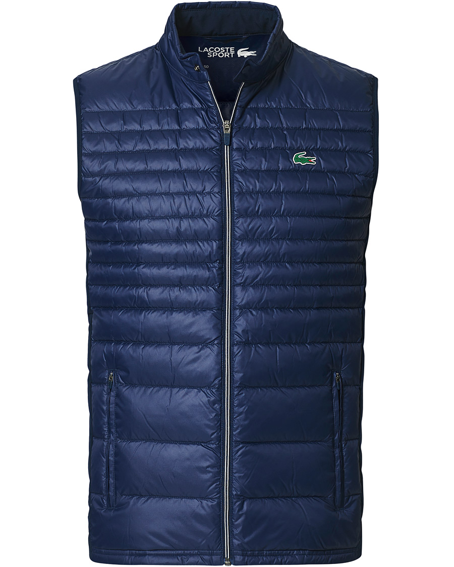 Herre | Jakker | Lacoste | Light Down Vest Navy Blue
