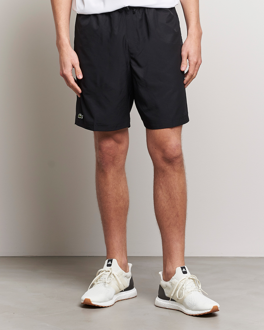 Herre | Shorts | Lacoste Sport | Performance Tennis Drawsting Shorts Black