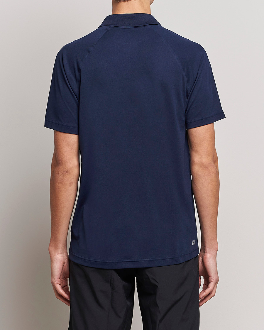 Herre | Pikéer | Lacoste Sport | Performance Ribbed Collar Polo Navy