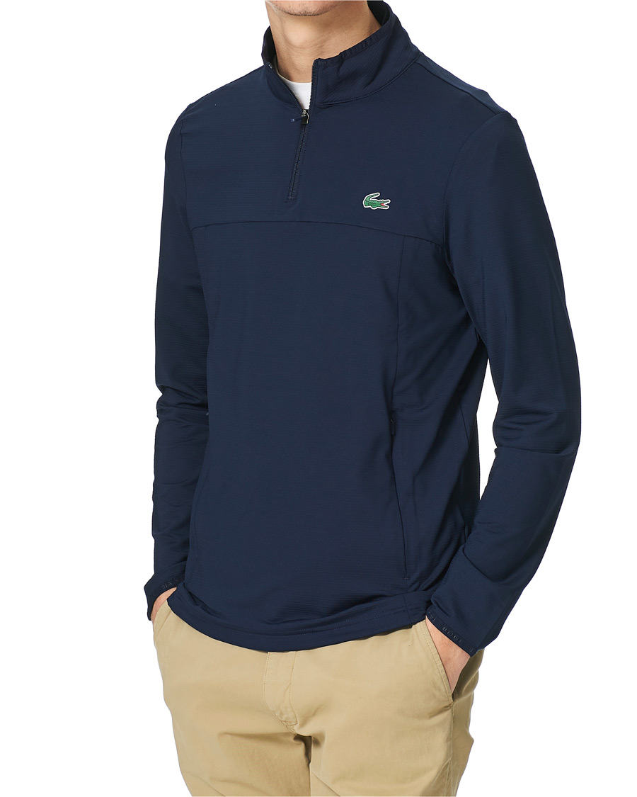 Herre | Gensere | Lacoste Sport | Performance Midlayer Half Zip Navy Blue
