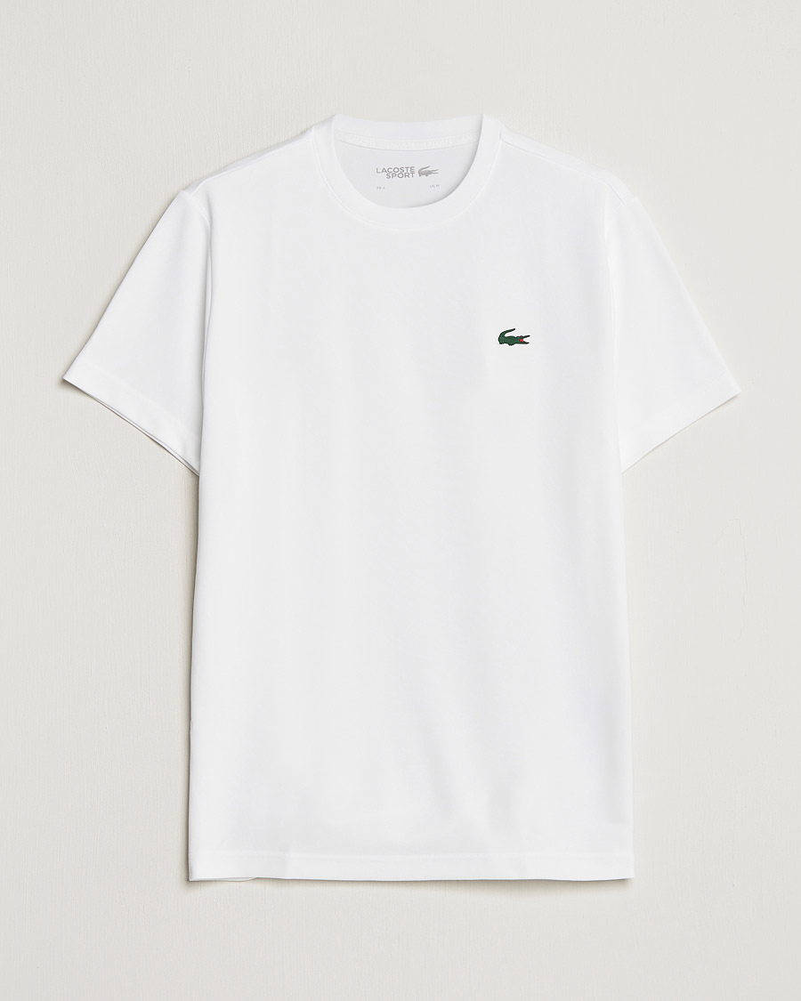 Herre |  | Lacoste | Performance Crew Neck T-Shirt White