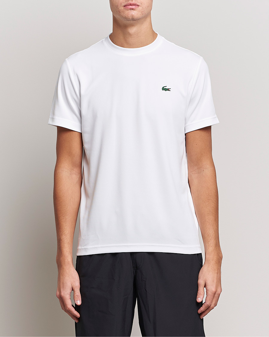 Herre | Lacoste Sport | Lacoste Sport | Performance Crew Neck T-Shirt White