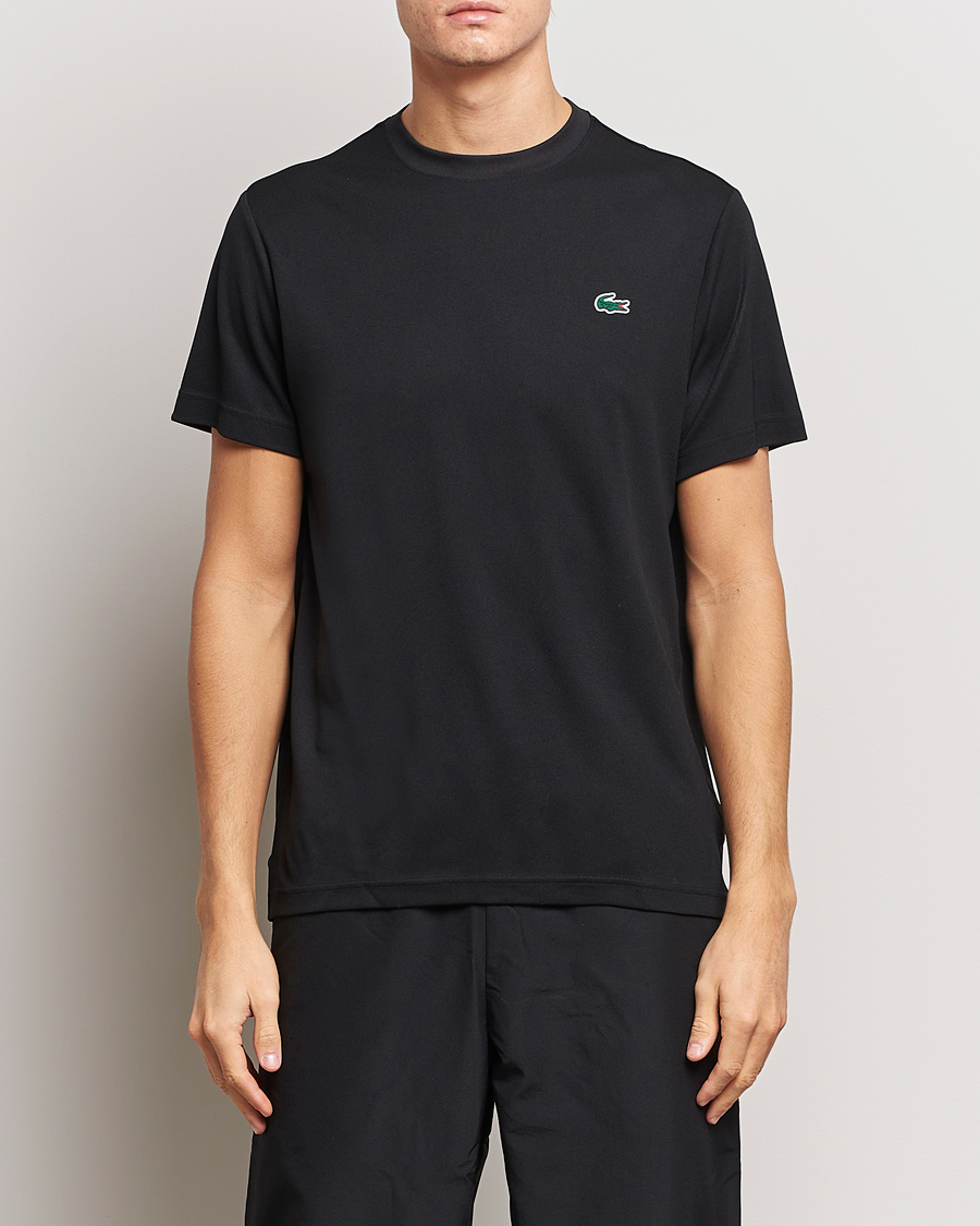 Herre |  | Lacoste Sport | Performance Crew Neck T-Shirt Black