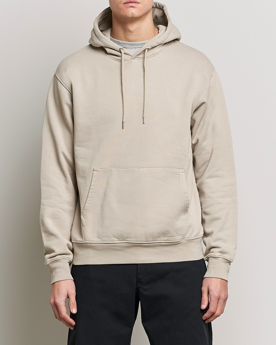 Herre | Gensere | Colorful Standard | Classic Organic Hood Oyster Grey