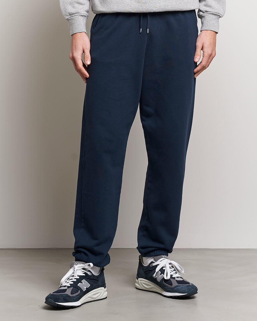 Herre | Klær | Colorful Standard | Classic Organic Sweatpants Navy Blue