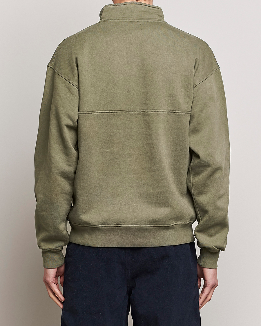 Herre | Gensere | Colorful Standard | Classic Organic Half-Zip Dusty Olive