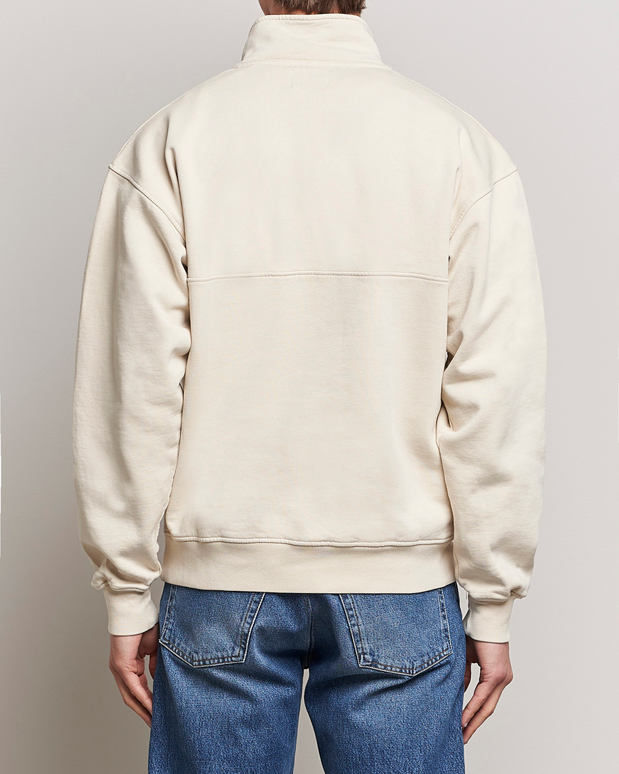 Herre | Gensere | Colorful Standard | Classic Organic Half-Zip Ivory White