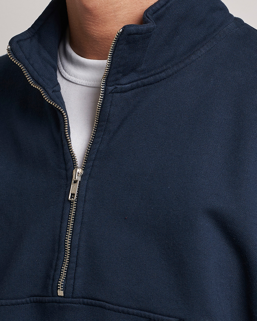 Herre | Gensere | Colorful Standard | Classic Organic Half-Zip Navy Blue