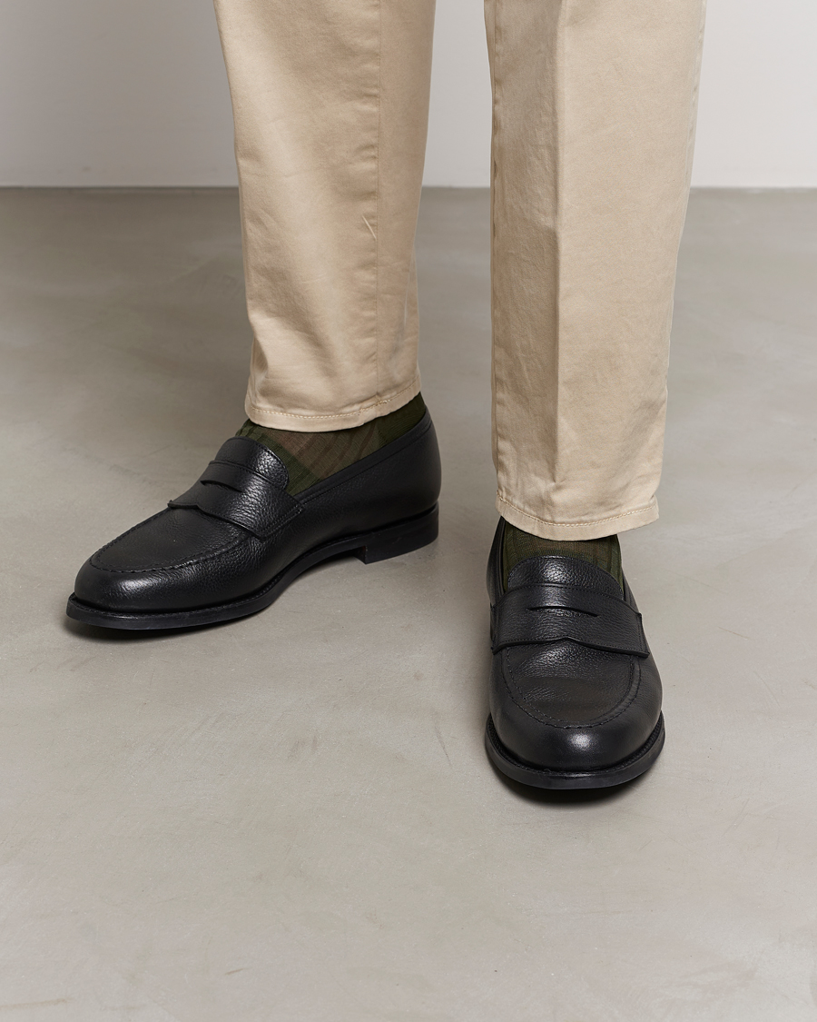 Herre | Crockett & Jones x Tärnsjö Garveri Boston Milled Grain City Sole Black Calf | Crockett & Jones x Tärnsjö Garveri | Boston Milled Grain City Sole Black Calf