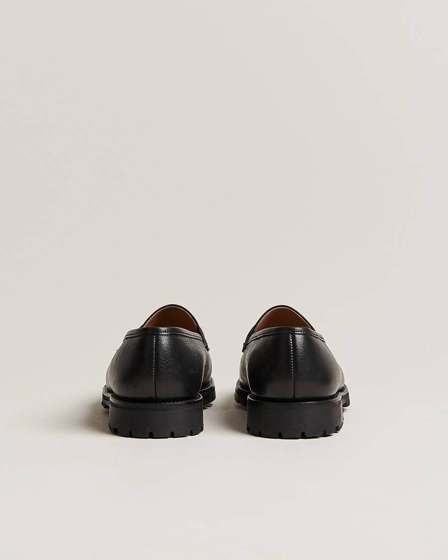 Herre | Crockett & Jones x Tärnsjö Garveri Boston Milled Grain Vibram Cleated Sole Black Calf | Crockett & Jones x Tärnsjö Garveri | Boston Milled Grain Vibram Cleated Sole Black Calf
