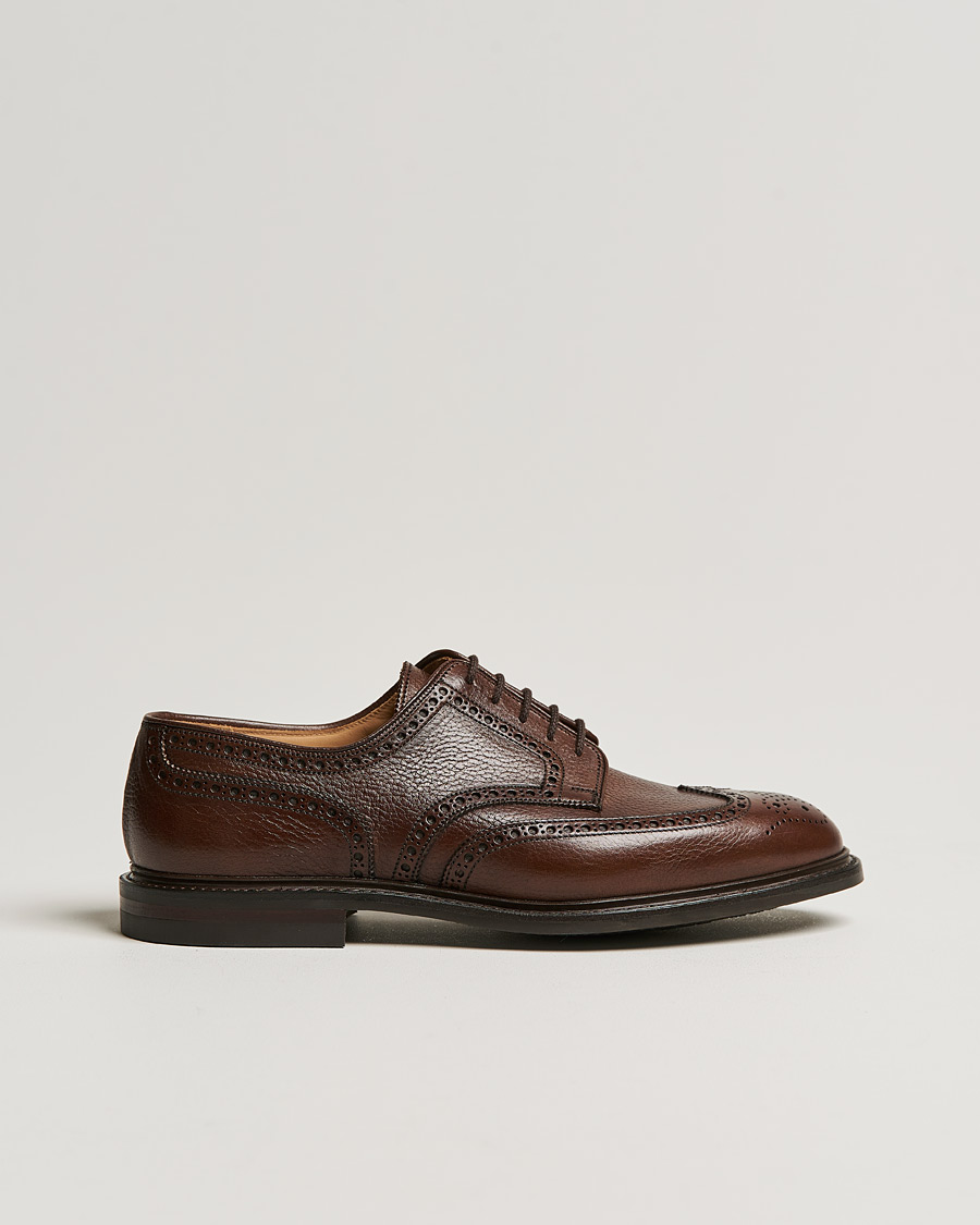 Herre | Crockett & Jones x Tärnsjö Garveri Pembroke Milled Grain City Sole Dk Brown Calf | Crockett & Jones x Tärnsjö Garveri | Pembroke Milled Grain City Sole Dk Brown Calf