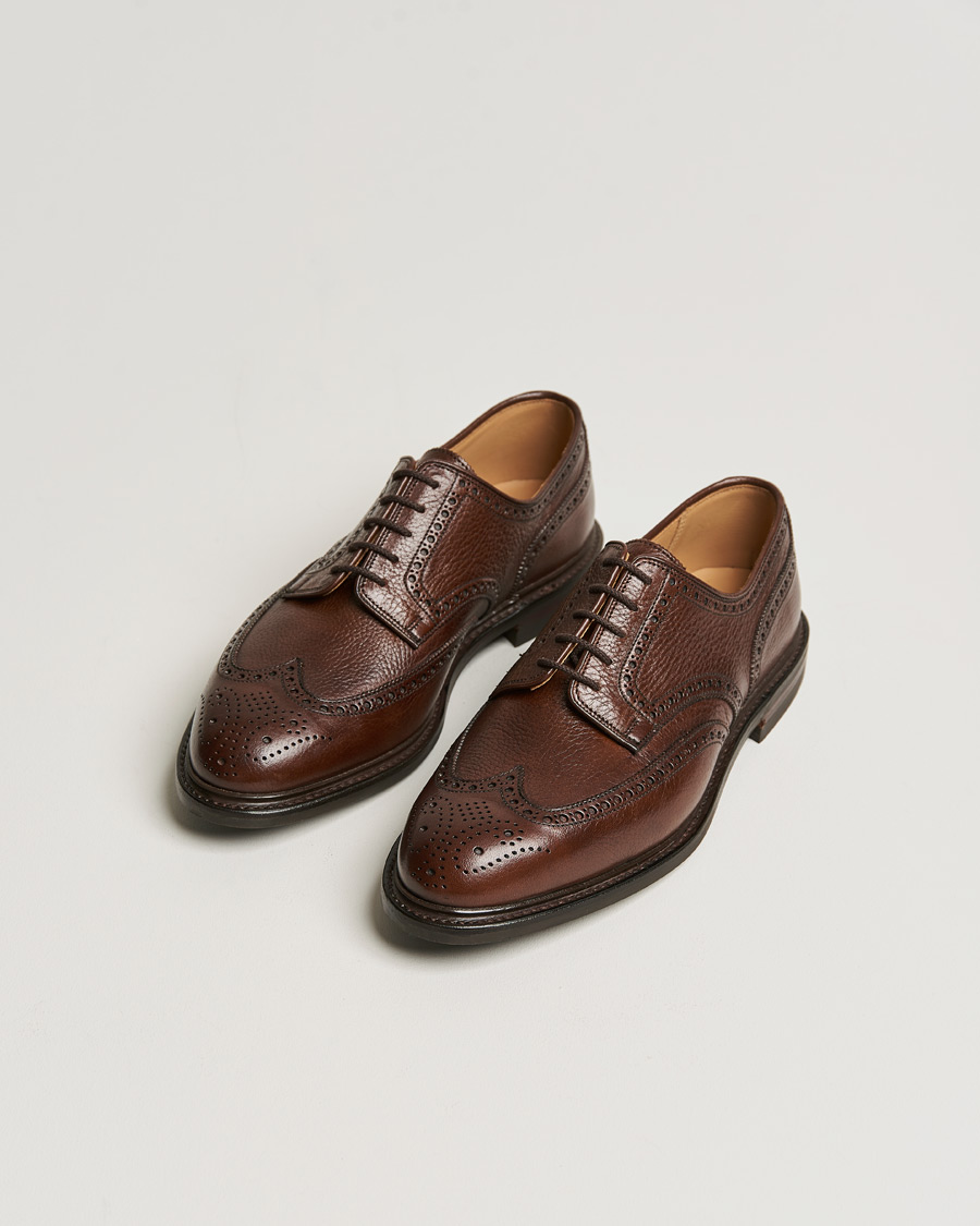Herre | Crockett & Jones x Tärnsjö Garveri Pembroke Milled Grain City Sole Dk Brown Calf | Crockett & Jones x Tärnsjö Garveri | Pembroke Milled Grain City Sole Dk Brown Calf