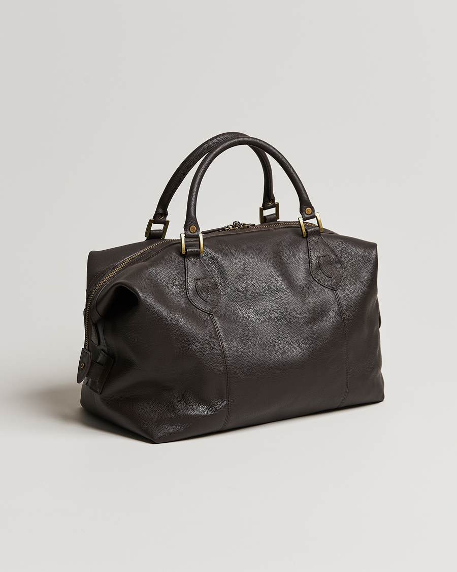 Herre | Vesker | Barbour Lifestyle | Leather Medium Travel Explorer Dark Brown