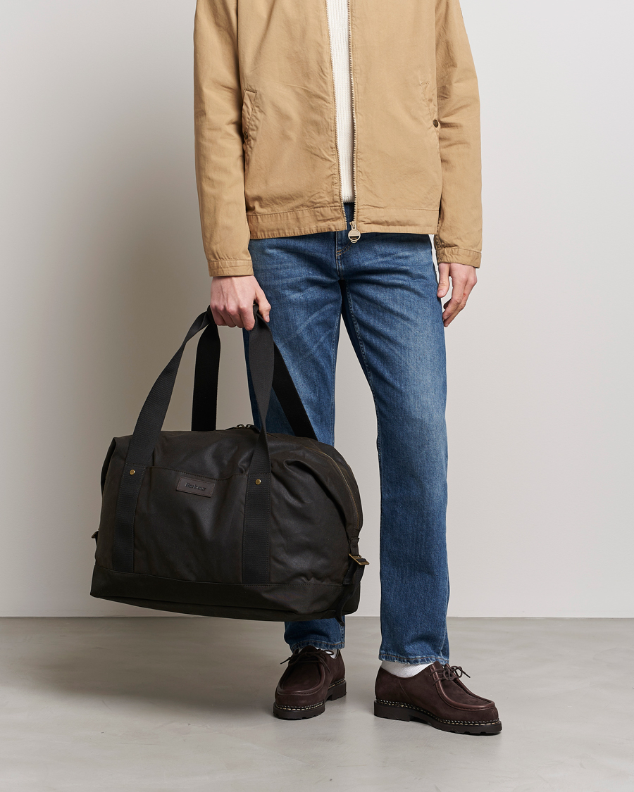 Herre | Weekendbager | Barbour Lifestyle | Explorer Wax Duffle Bag Olive