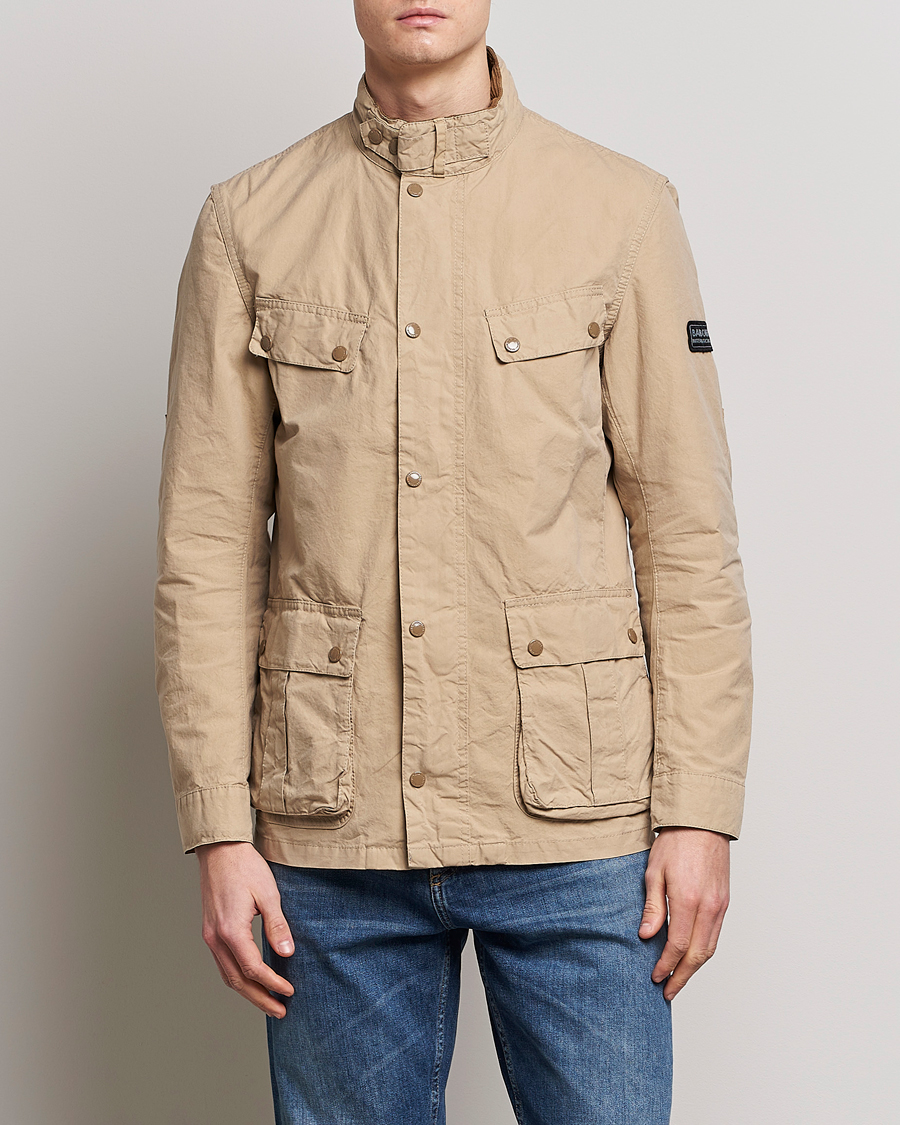 Herr |  | Barbour International | Summer Wash Duke Jacket Beige