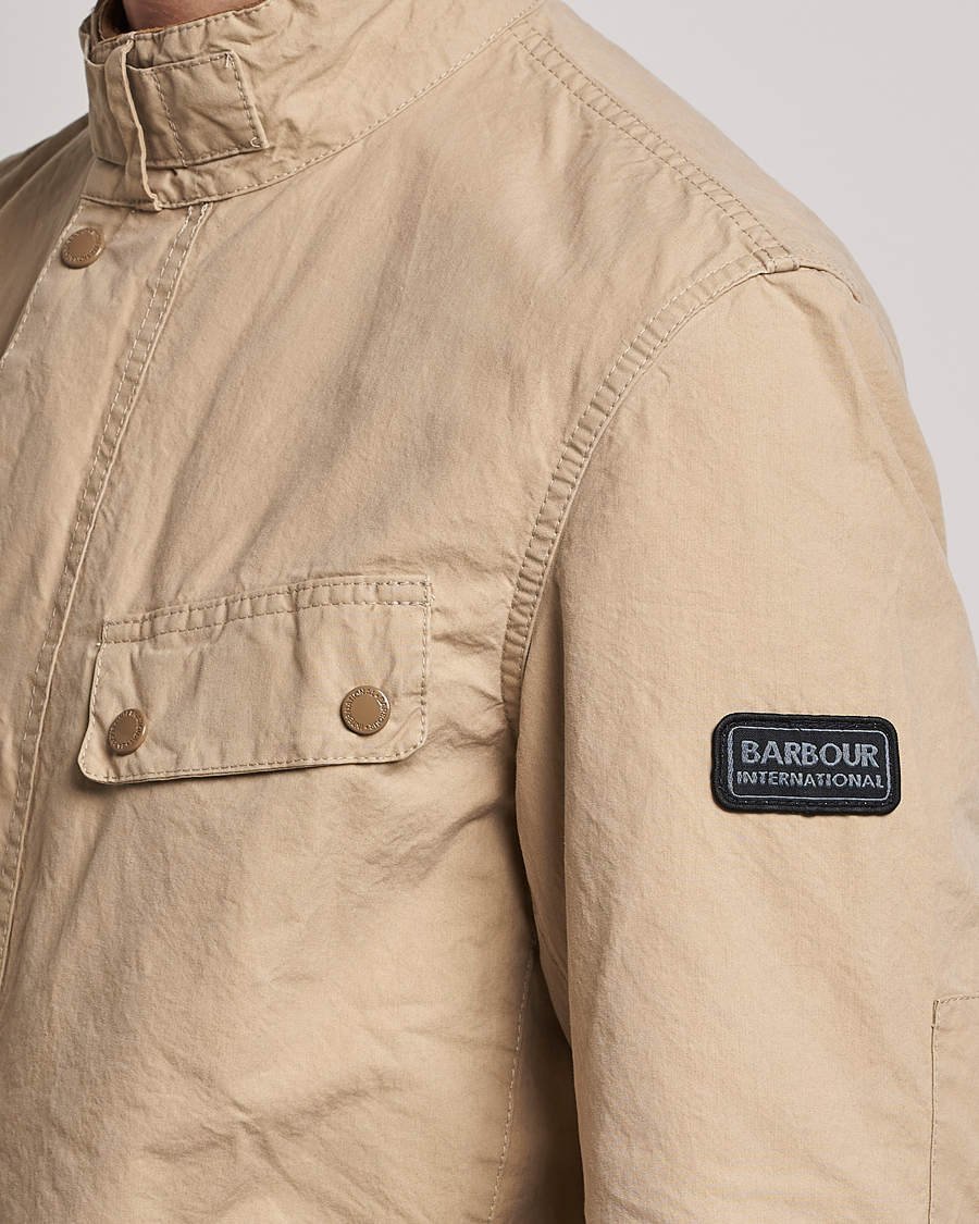 Herre | Jakker | Barbour International | Summer Wash Duke Jacket Beige