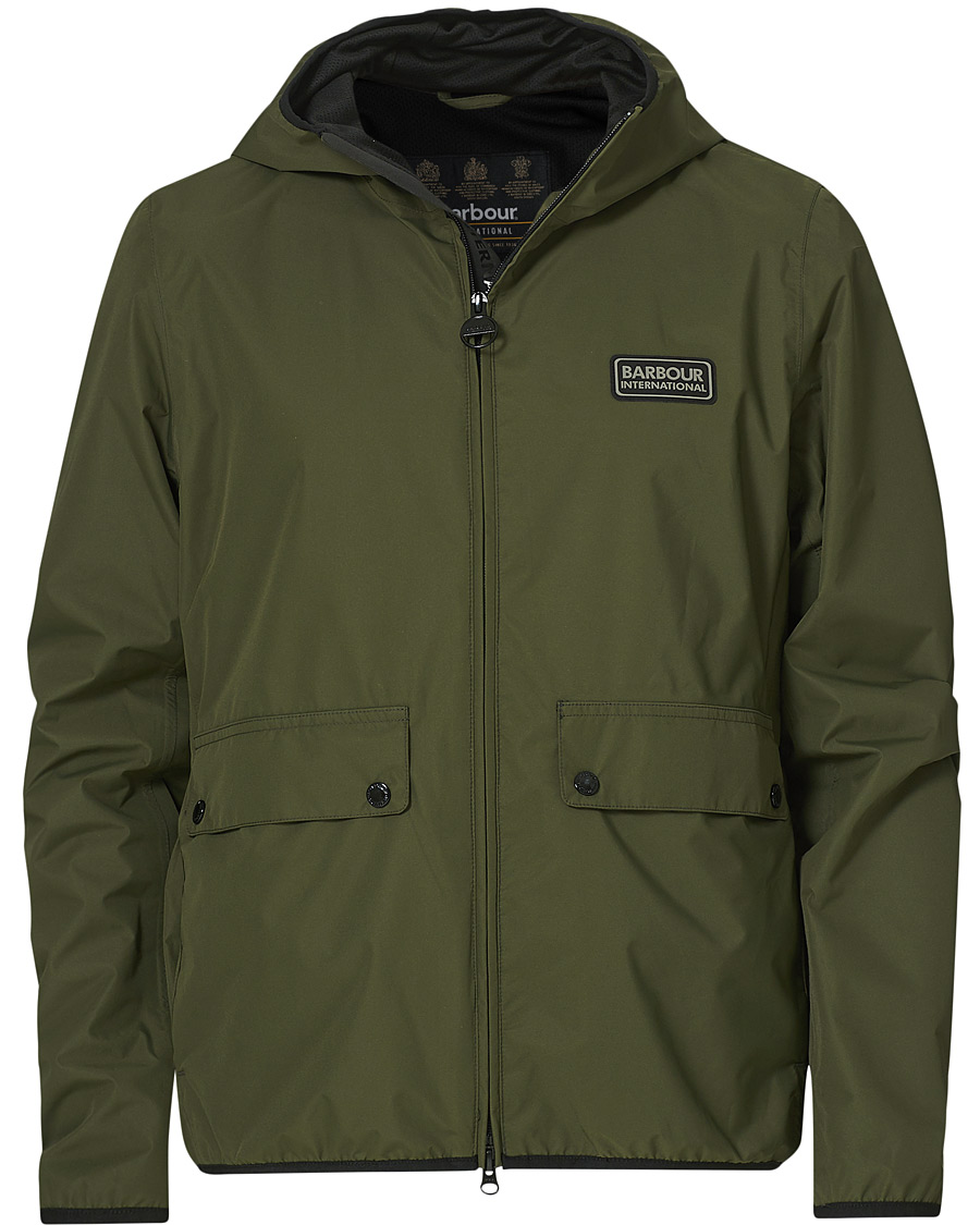 Herre | Jakker | Barbour International | Kenetic Muzzo Waterproof Jacket Olive