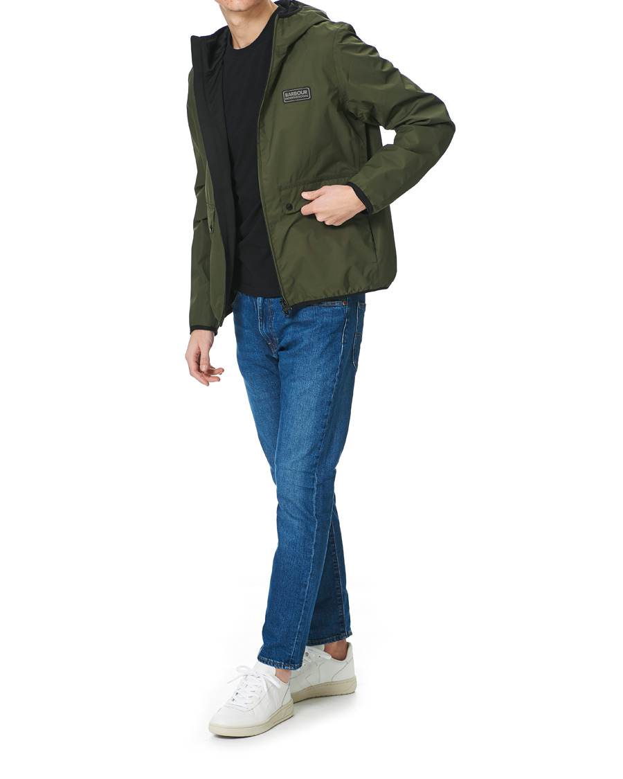 Herre | Jakker | Barbour International | Kenetic Muzzo Waterproof Jacket Olive