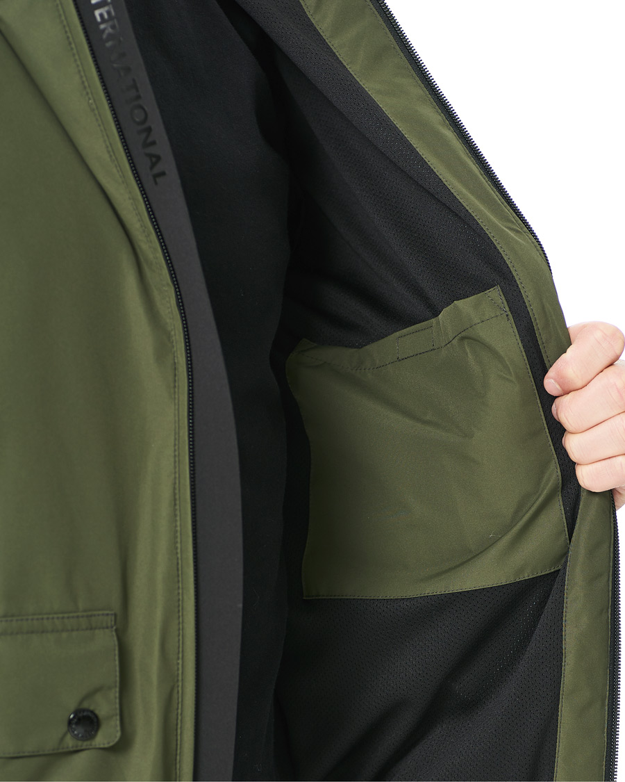 Herre | Jakker | Barbour International | Kenetic Muzzo Waterproof Jacket Olive