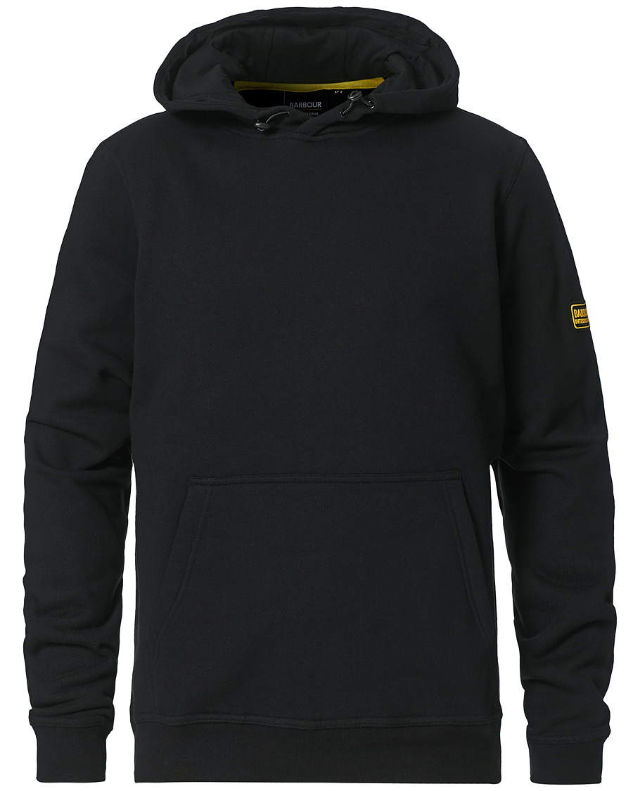 Herre | Gensere | Barbour International | Badge Hoodie Black