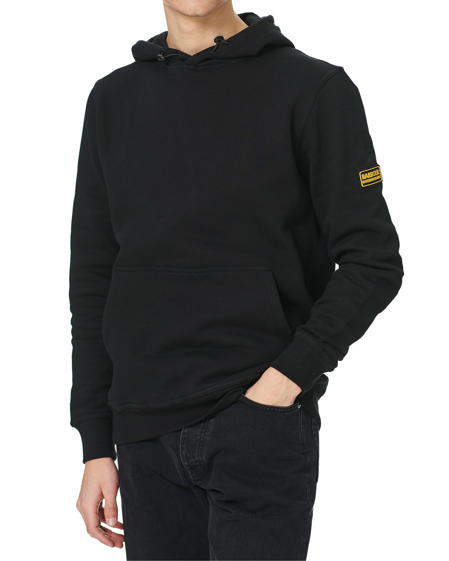 Herre | Gensere | Barbour International | Badge Hoodie Black