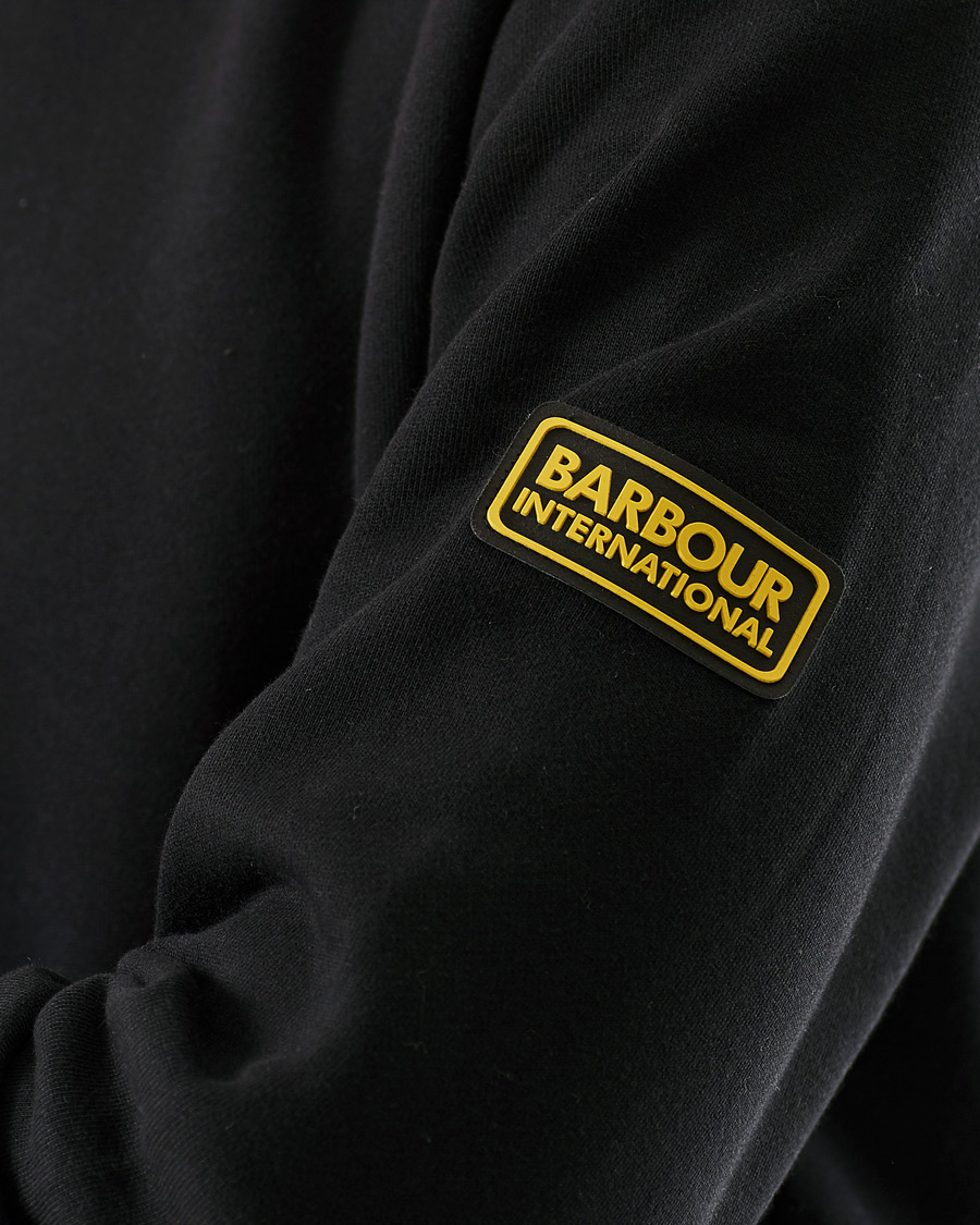 Herre | Gensere | Barbour International | Badge Hoodie Black