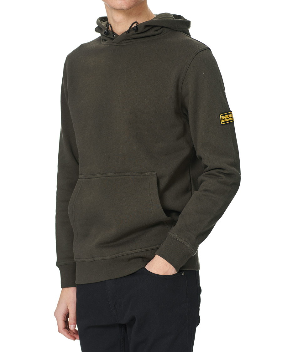 Herre | Gensere | Barbour International | Legacy Hoodie Forest Green