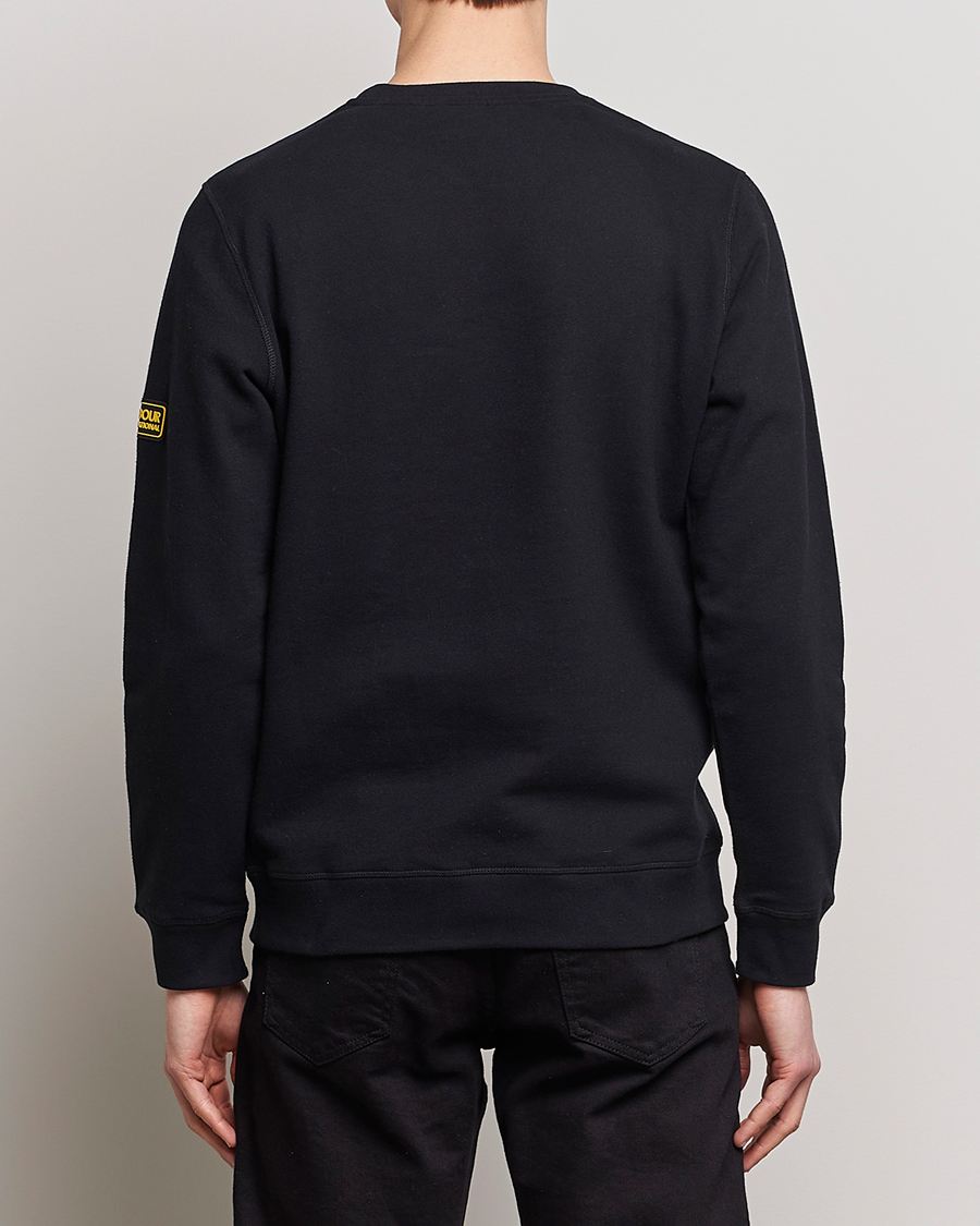 Herre | Gensere | Barbour International | Badge Crew Neck Sweatshirt Black