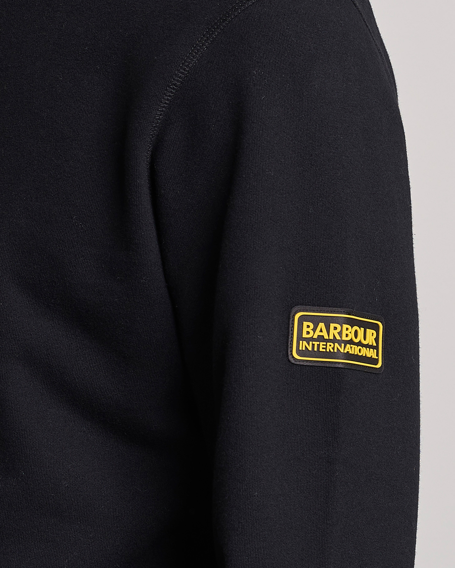 Herre | Gensere | Barbour International | Badge Crew Neck Sweatshirt Black