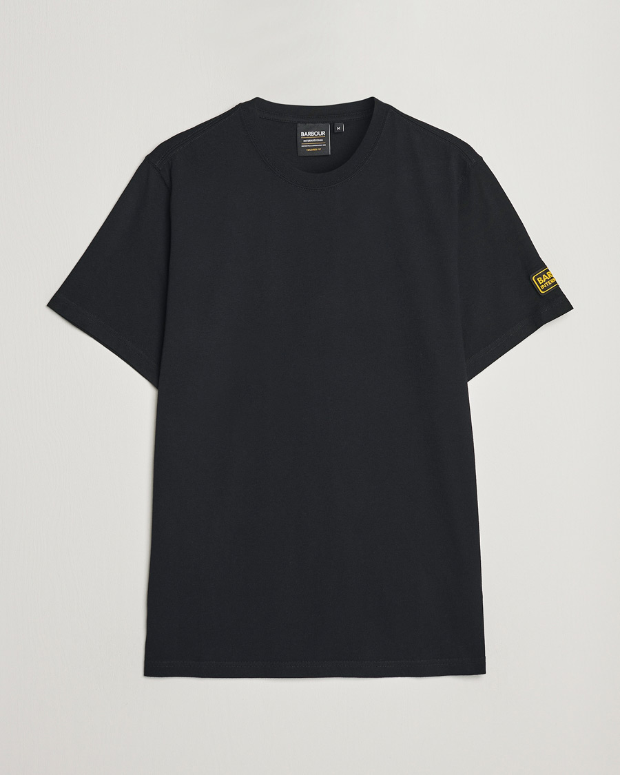 Herre | T-Shirts | Barbour International | Devise Crew Neck T-Shirt Black