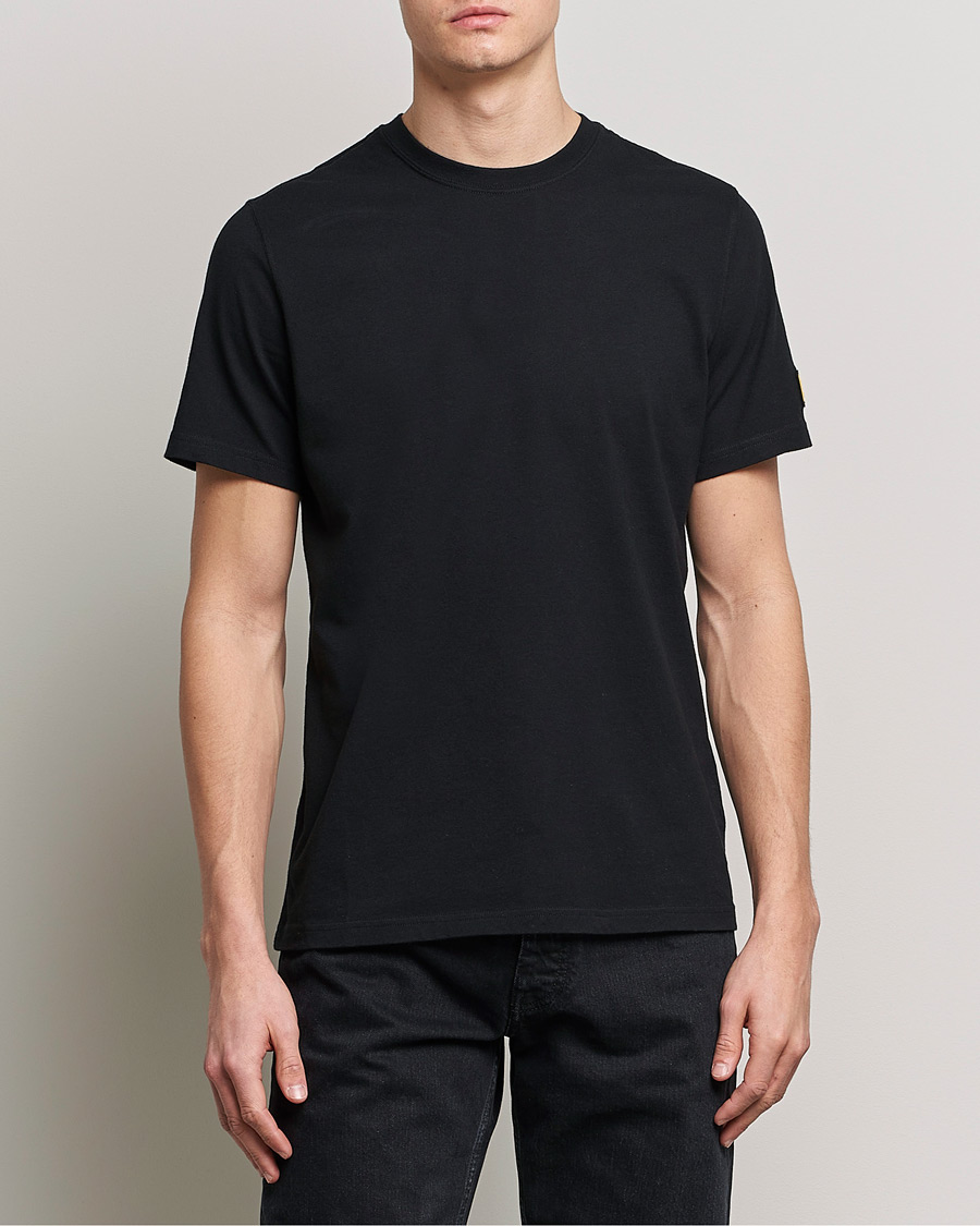 Herre | T-Shirts | Barbour International | Devise Crew Neck T-Shirt Black