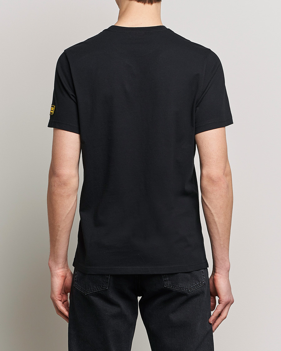 Herre | T-Shirts | Barbour International | Devise Crew Neck T-Shirt Black